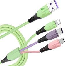 Fast Charging Cable 3-Pack - USB-C, Lightning & Micro USB (1M, 2M, 3M)